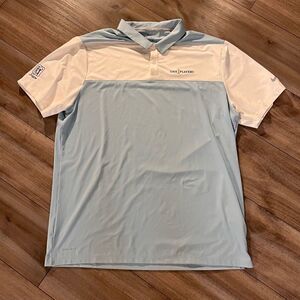 Nike Blue The Players PGA Athletic Casual Polo‎ Men XL Bin F-9